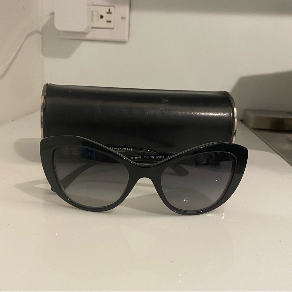 Bvlgari cat eye Swarovski crystal sunglasses
